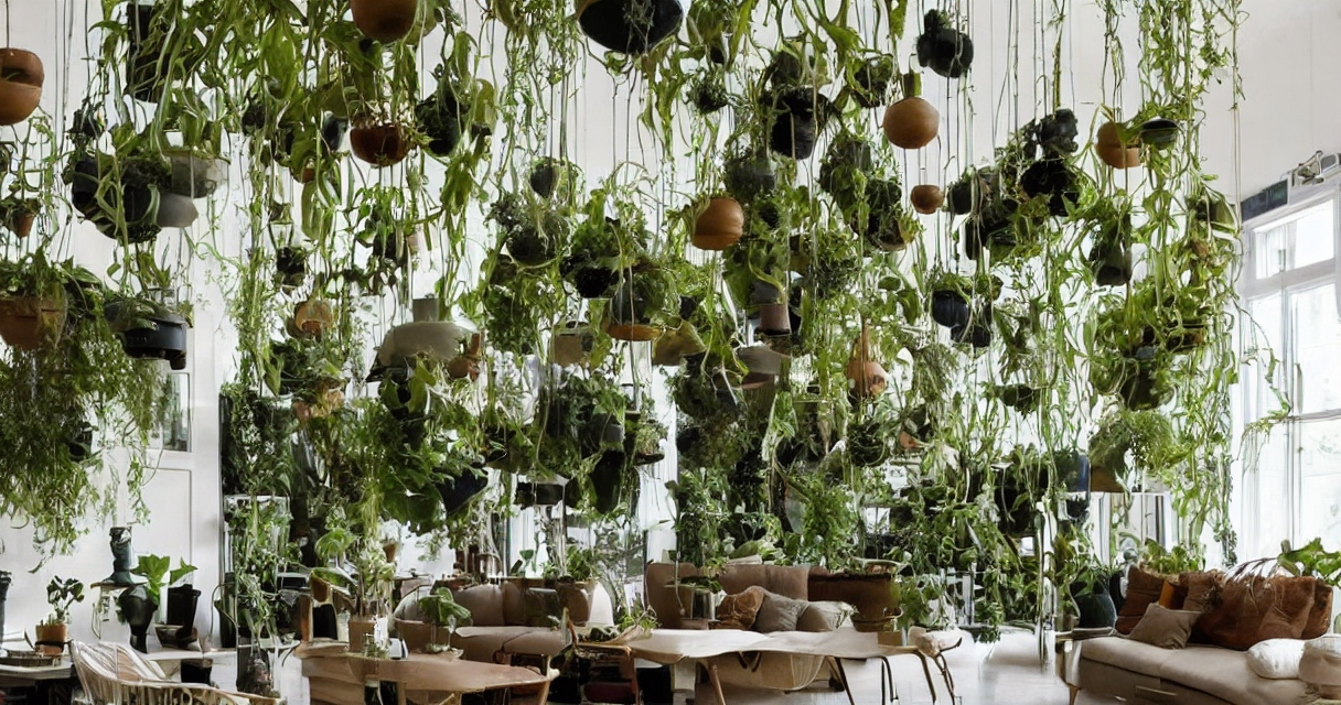 Få inspiration til at dekorere dit hjem med hængeplanter fra Ib Laursen